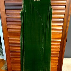 April Cornell velour dress and shawl.